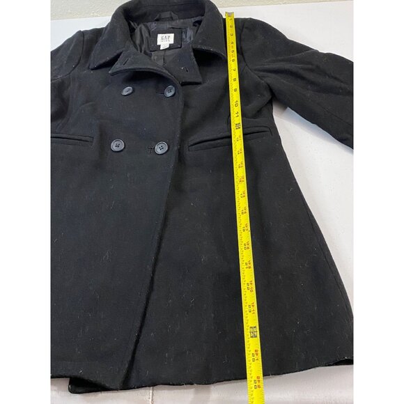 Gap Kids Size L (10-11) Black Girl’s Pea Coat - Picture 8 of 12